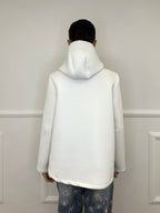 Giacca Neoprene Nido D'ape 26289 Panna