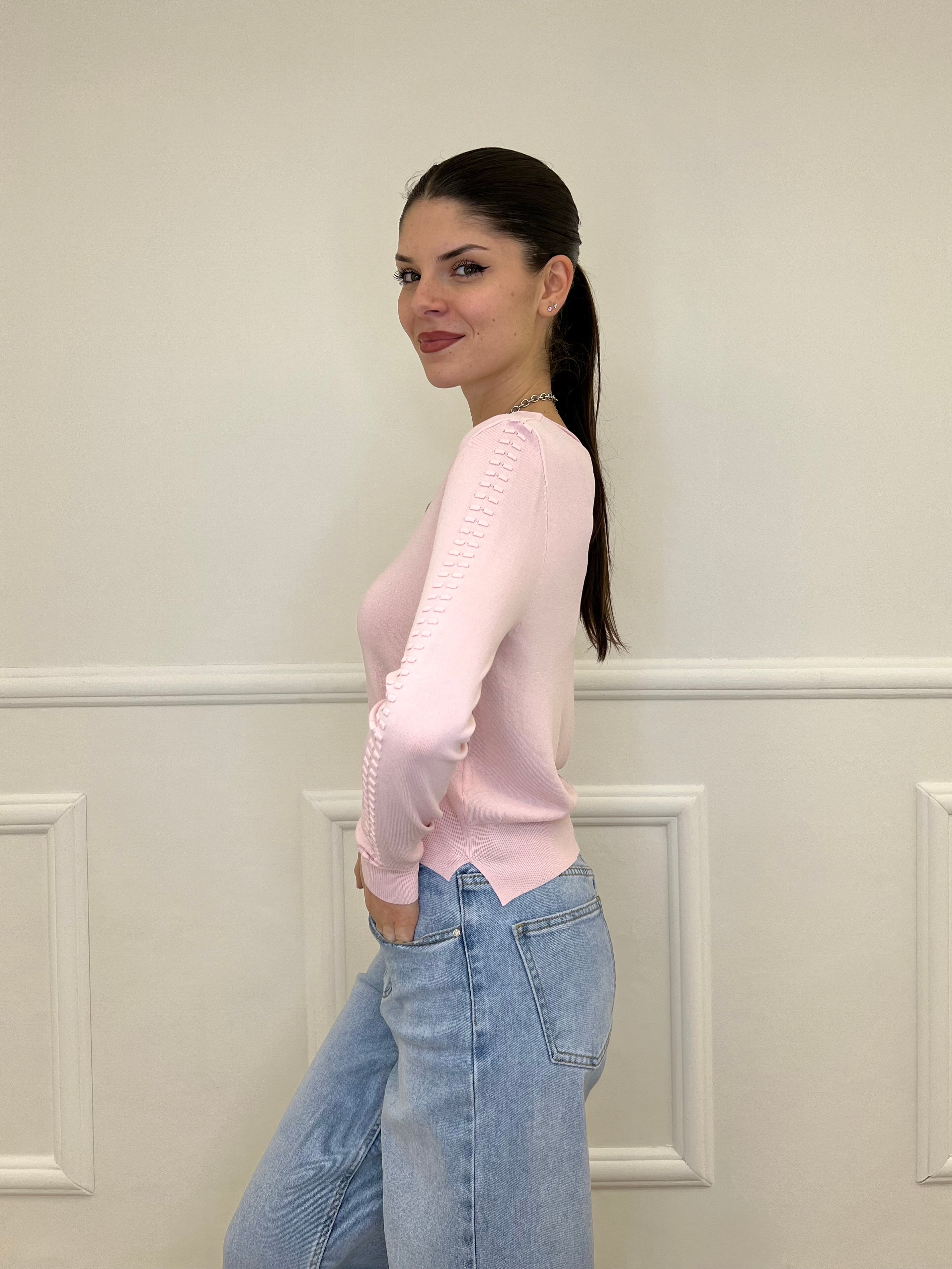 Maglia Crop Profili Operati YS9671