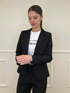 Giacca Corta in Gabardine 1878 Nero