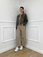 Giacca Denim Animalier 5806