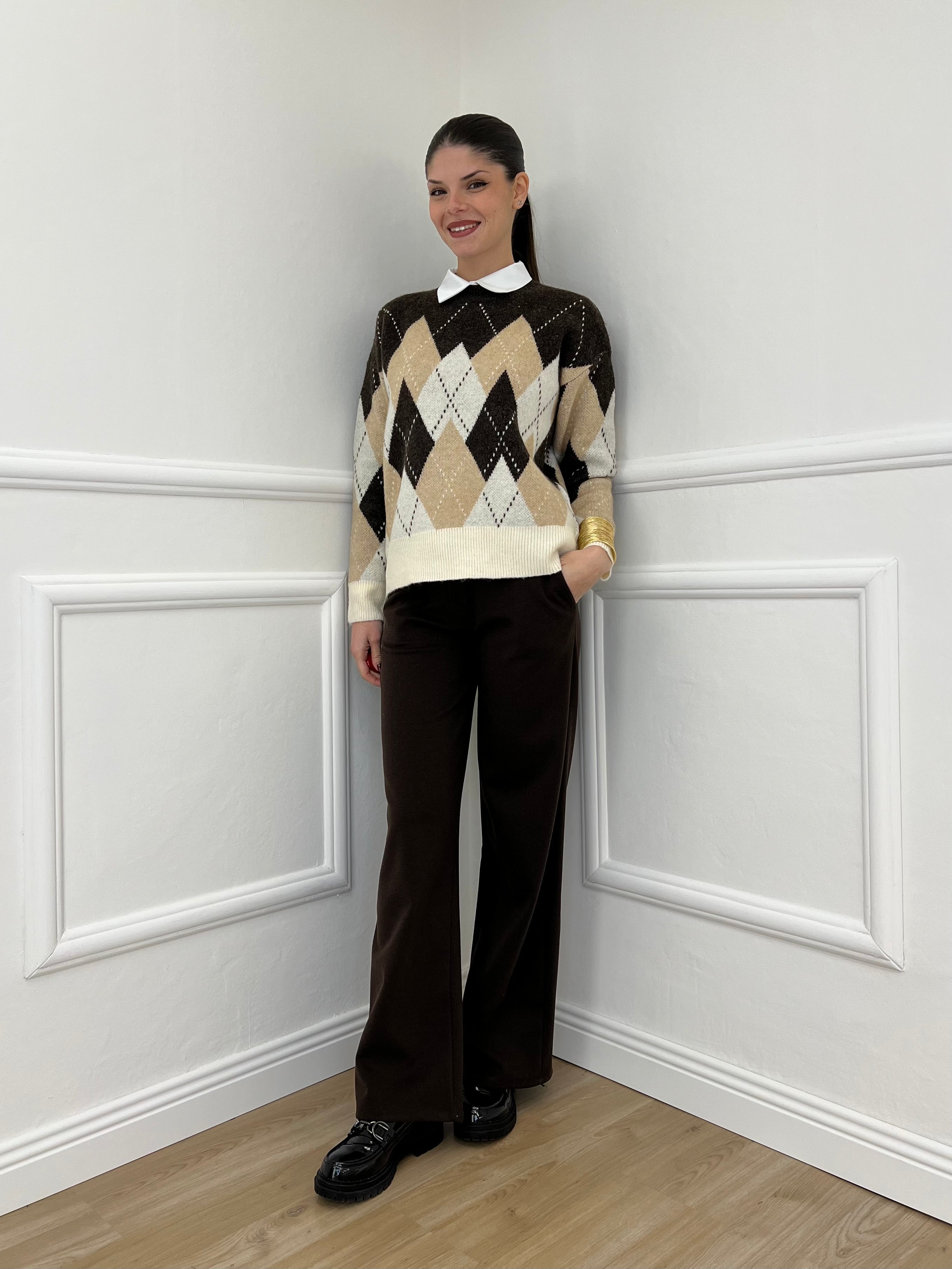 Pantalone Smerigliato 575 Moro