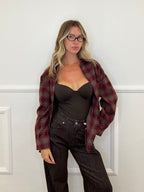 Camicia Check Strass 19108 Bordeaux