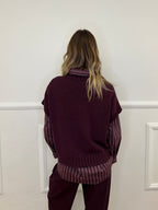 Maglia Scatoletta Maniche Corte B918 Burgundy