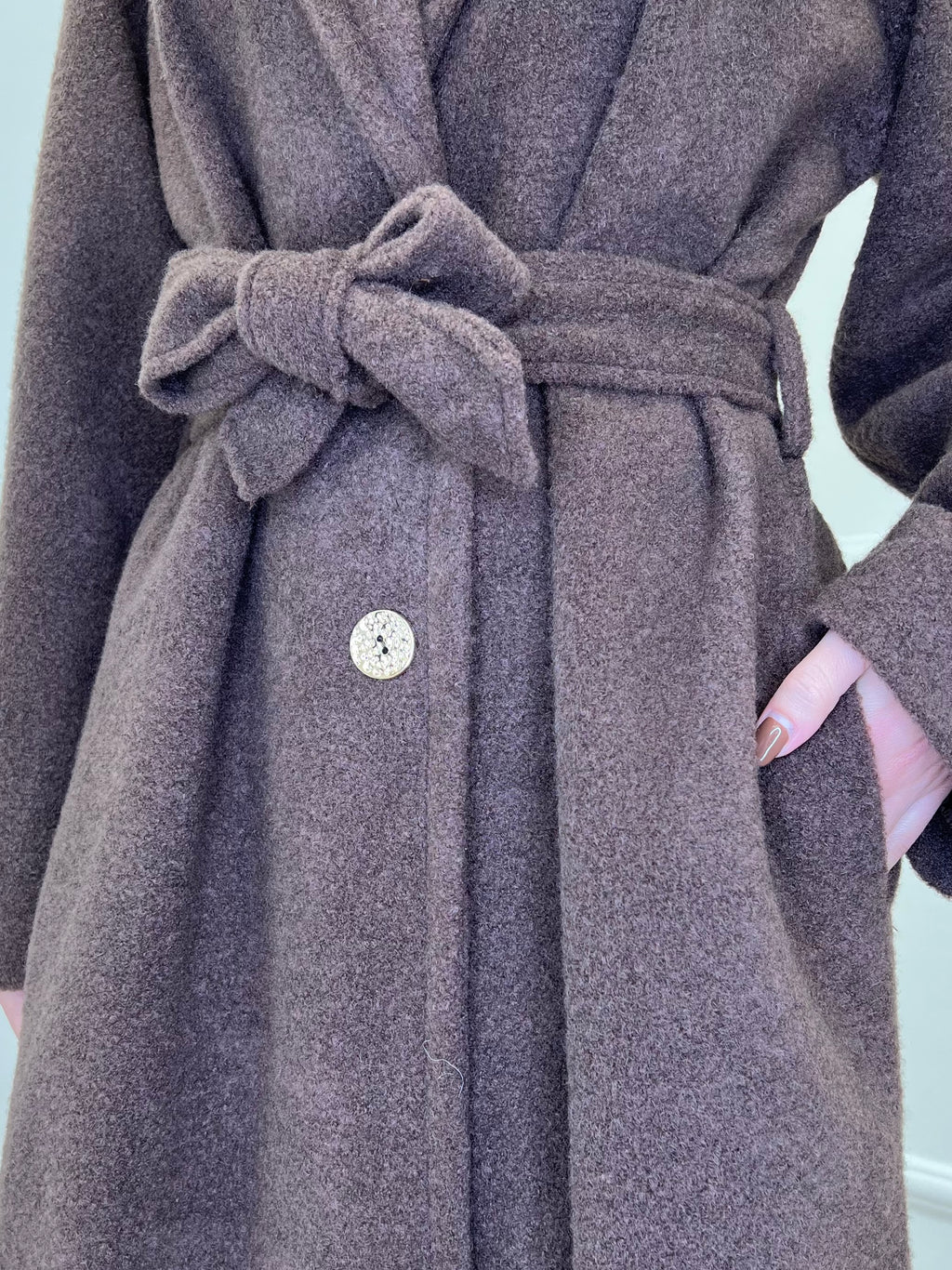 Cappotto Boucle' 81887 Moro