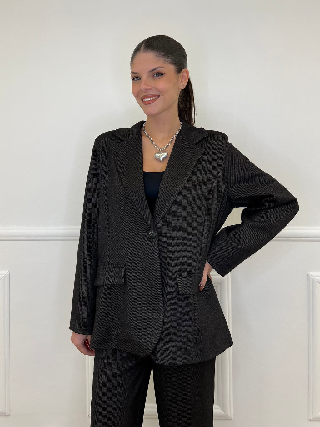 Giacca Twill Bicolor L5181 Moro