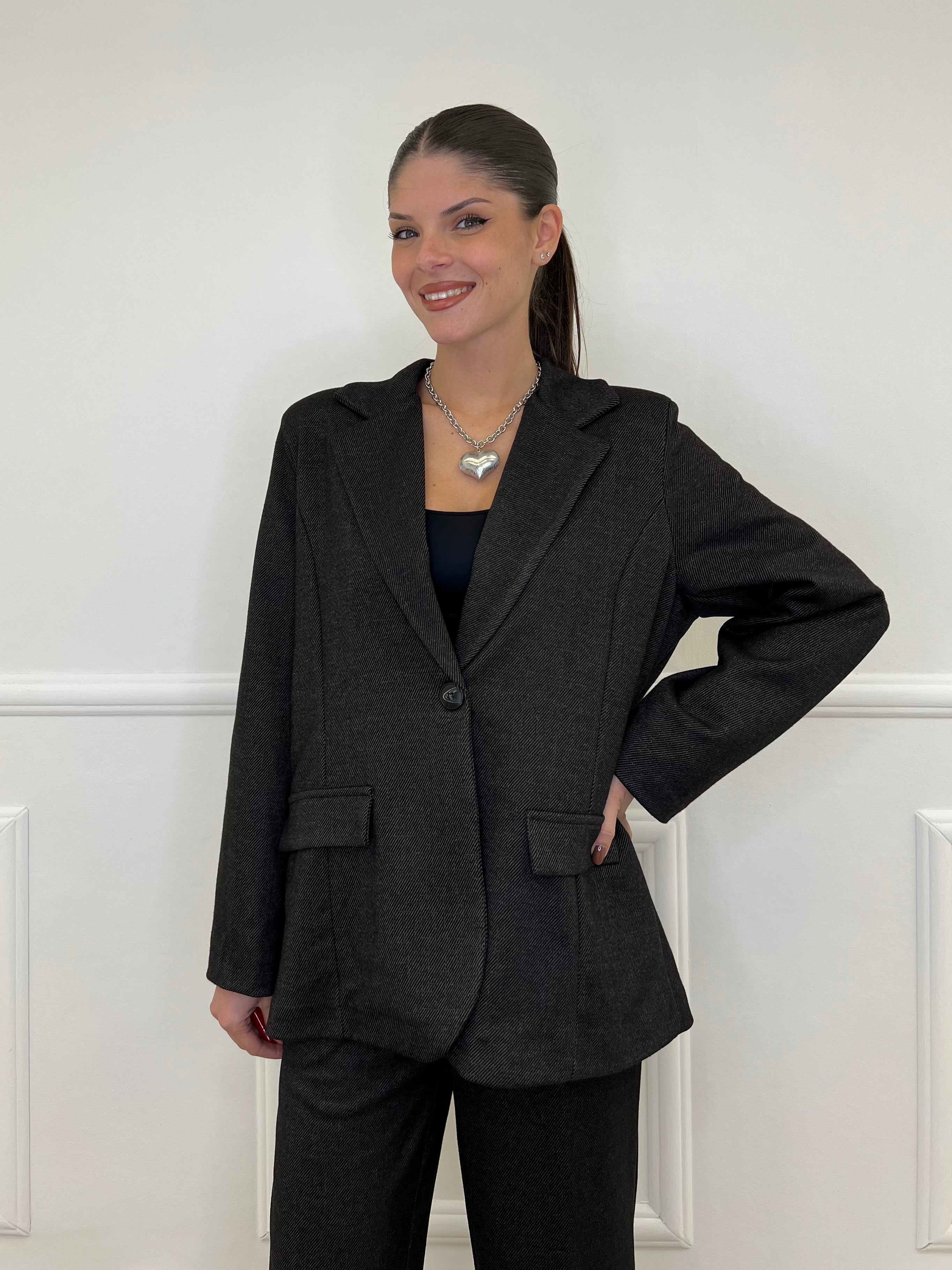 Giacca Twill Bicolor L5181 Moro