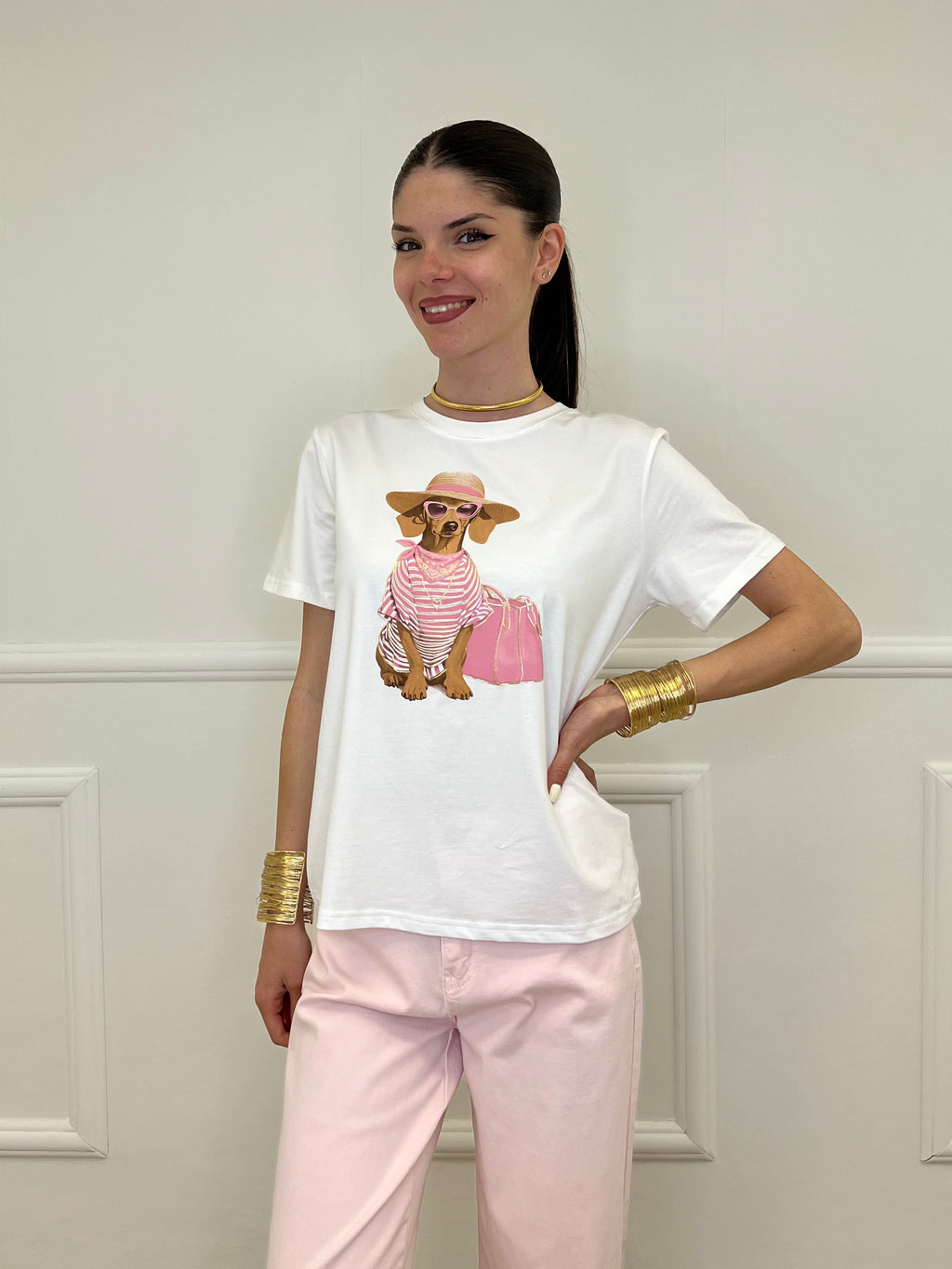 T-shirt Over Bassotto Panama M26-17