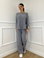 Completo Girocollo 24043 Grigio