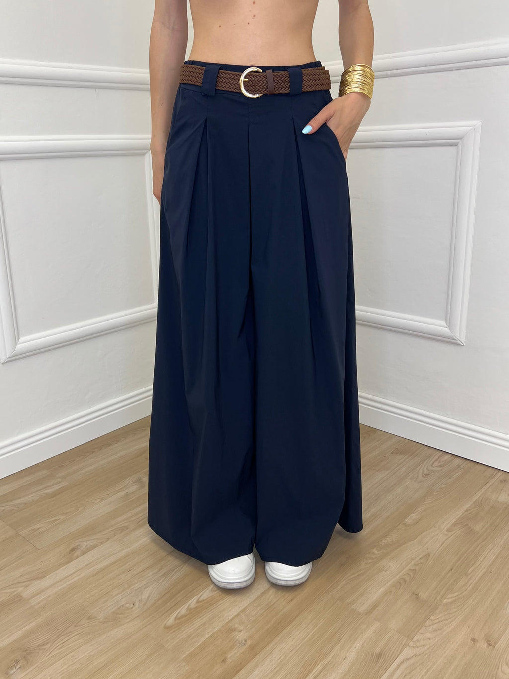 Panta Gonna Bengalina 51087 Blu