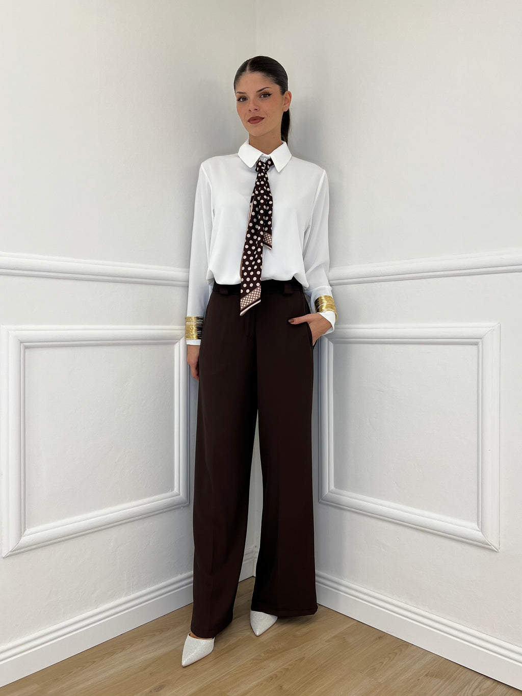 Pantalone Fluido 7229 Moro