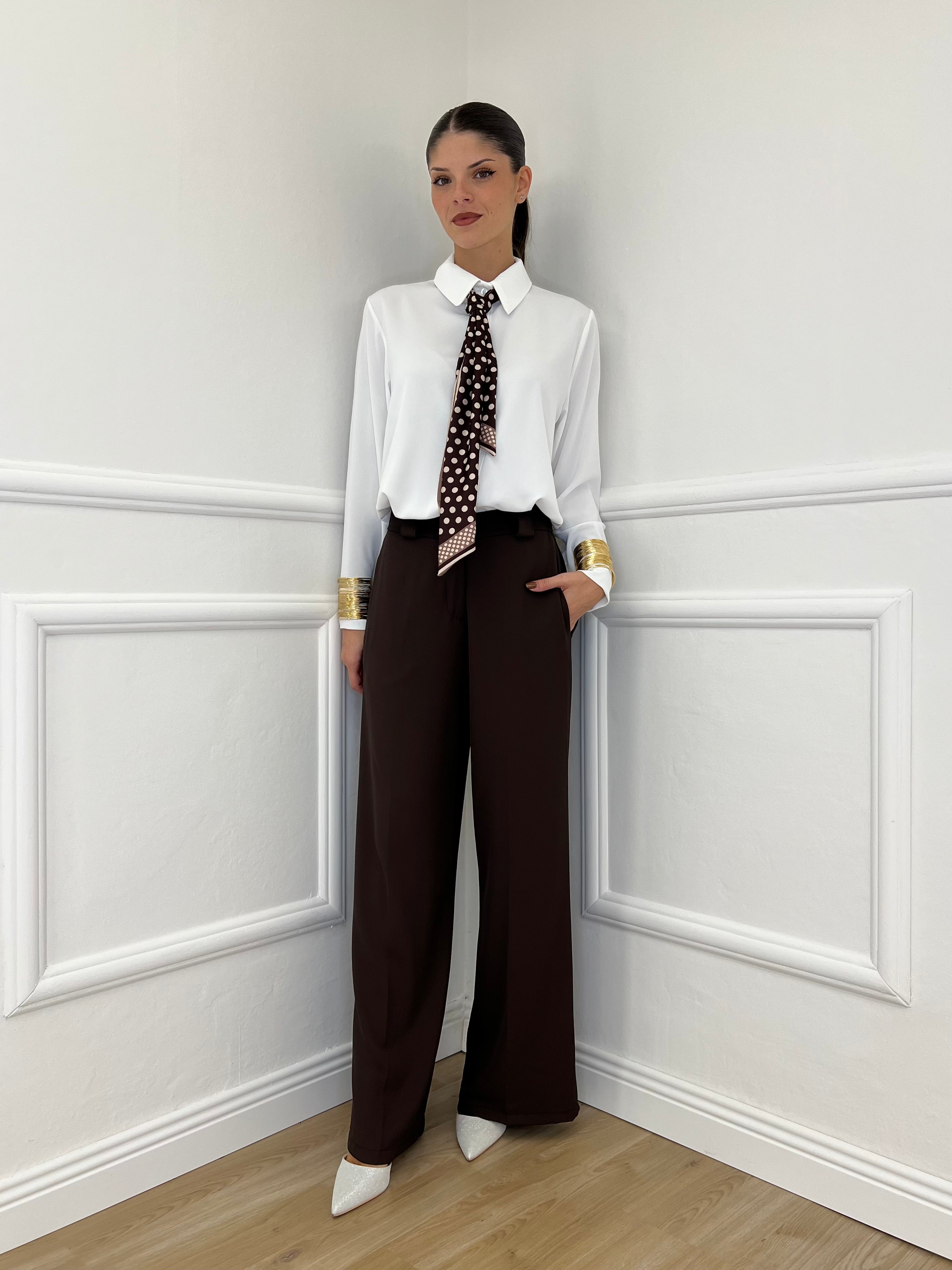 Pantalone Fluido 7229 Moro