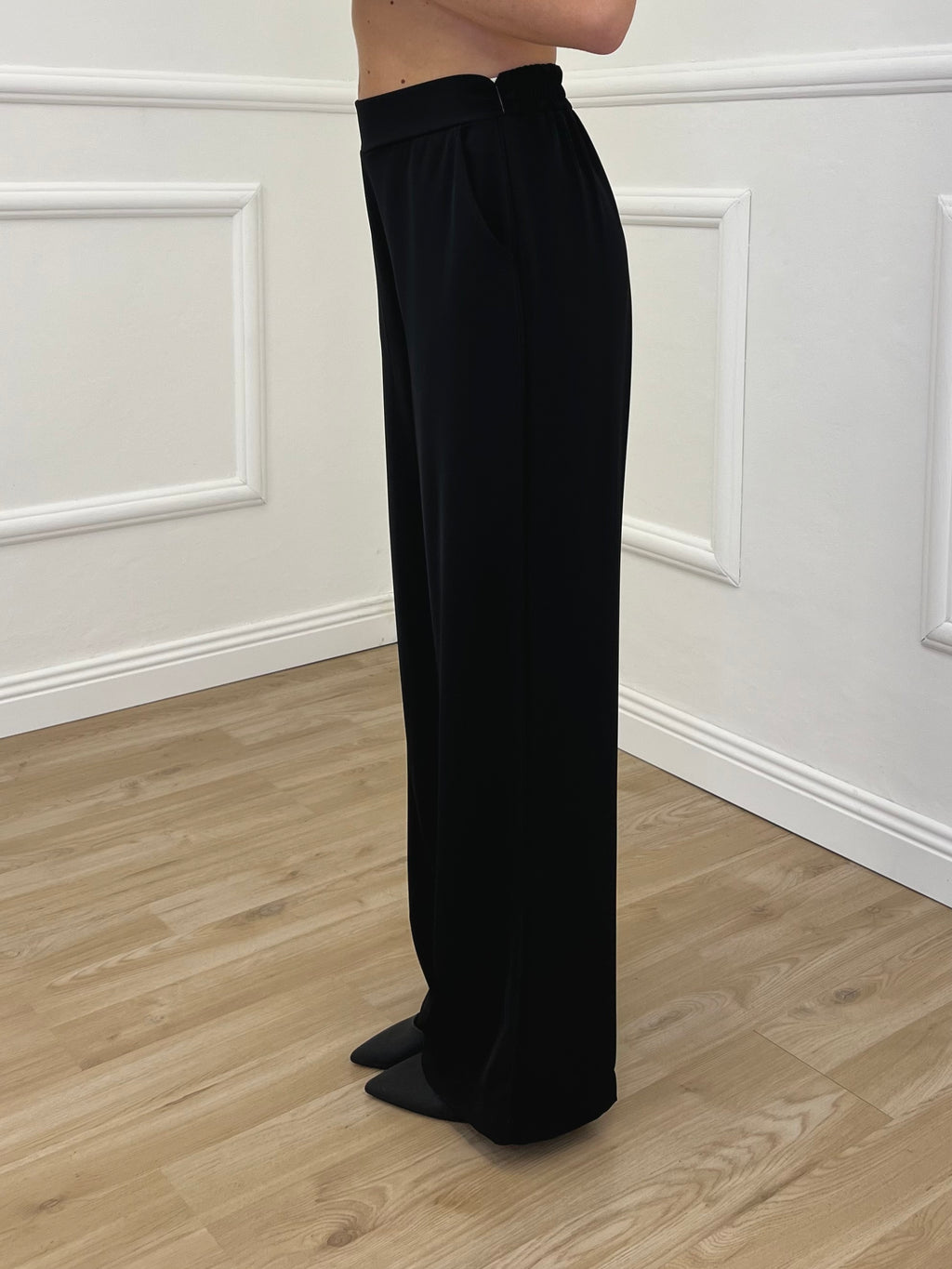 Pantalone Fluido Cady 7270 Nero
