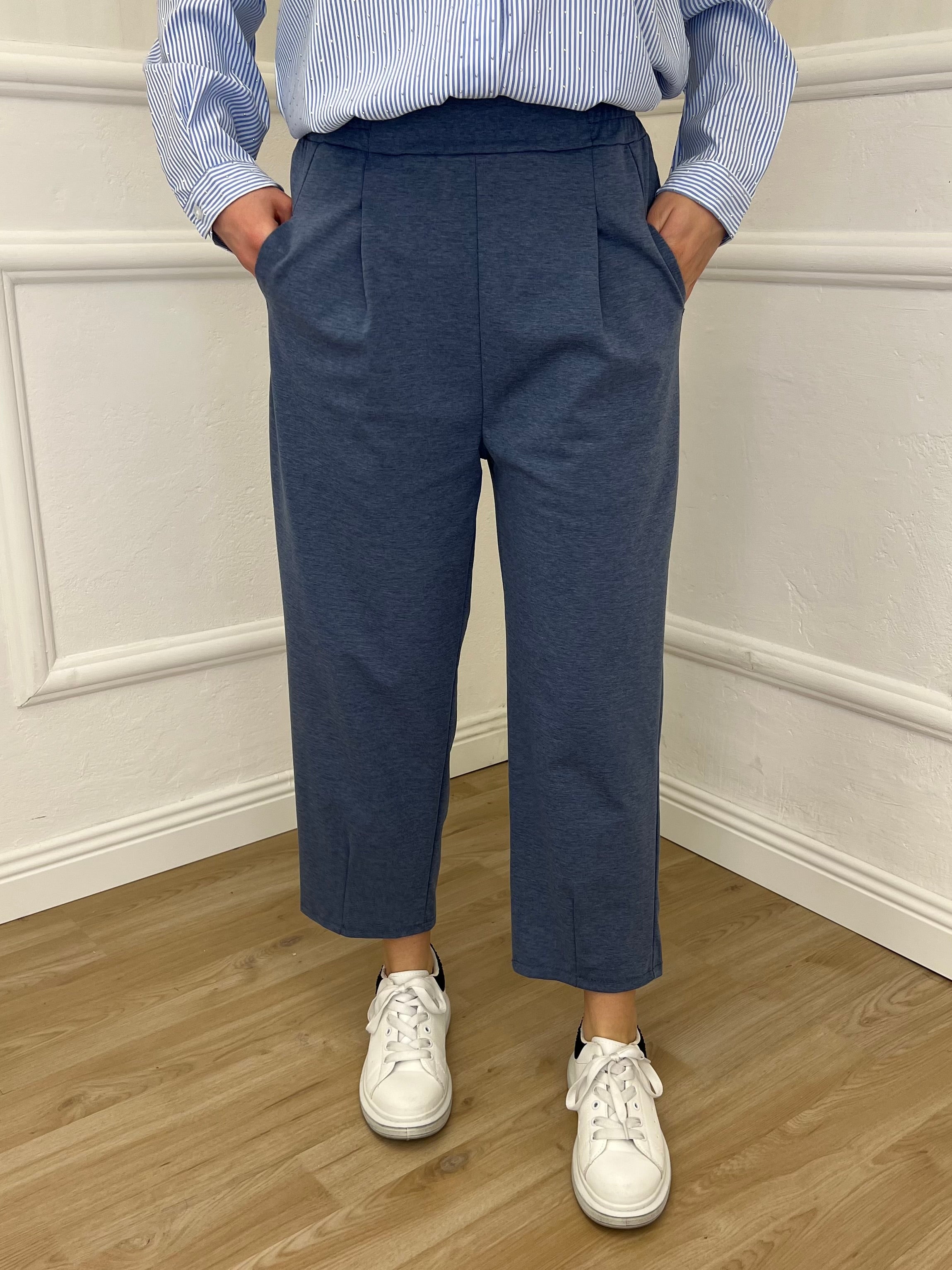 Pantalone Carrot 2527 Blu Jeans - Bazar Abbigliamento