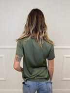 T-shirt In Raso 5055 Verde