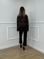 Pantalone No Waist Risvolto 51165 Marrone