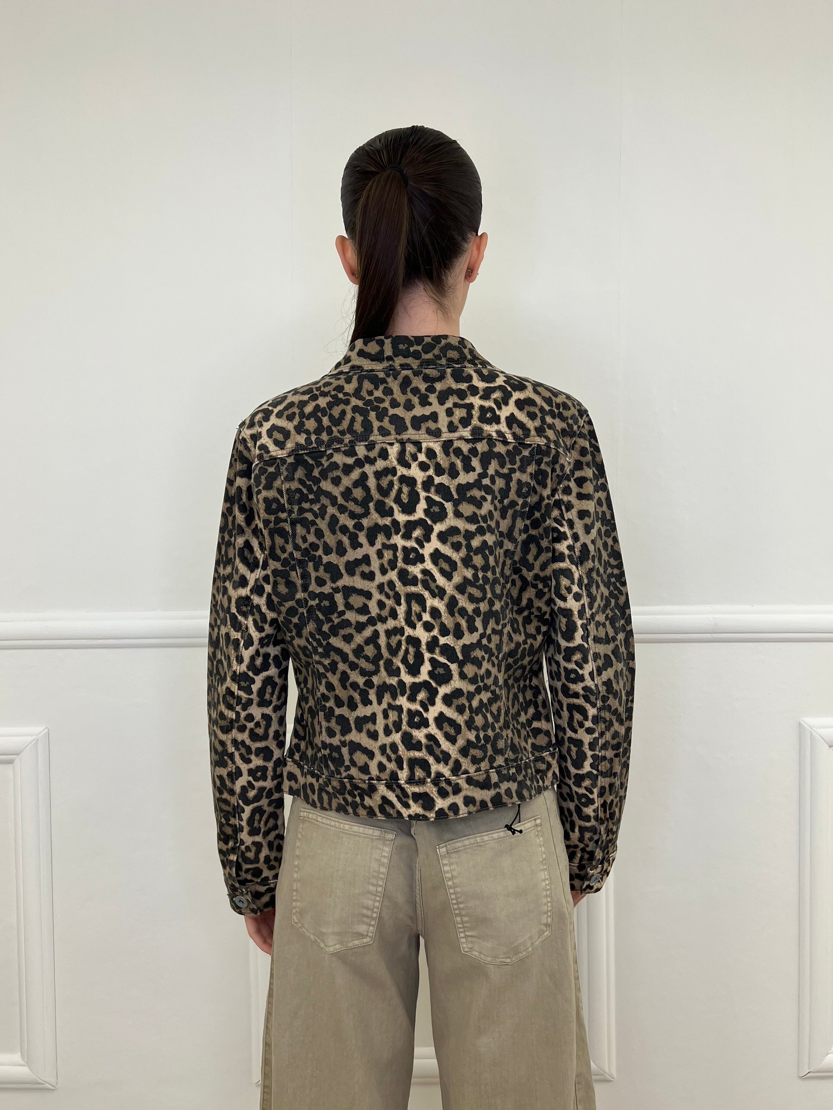 Giacca Denim Animalier 5806
