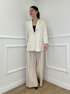 Pantalone a Palazzo 21509 Beige