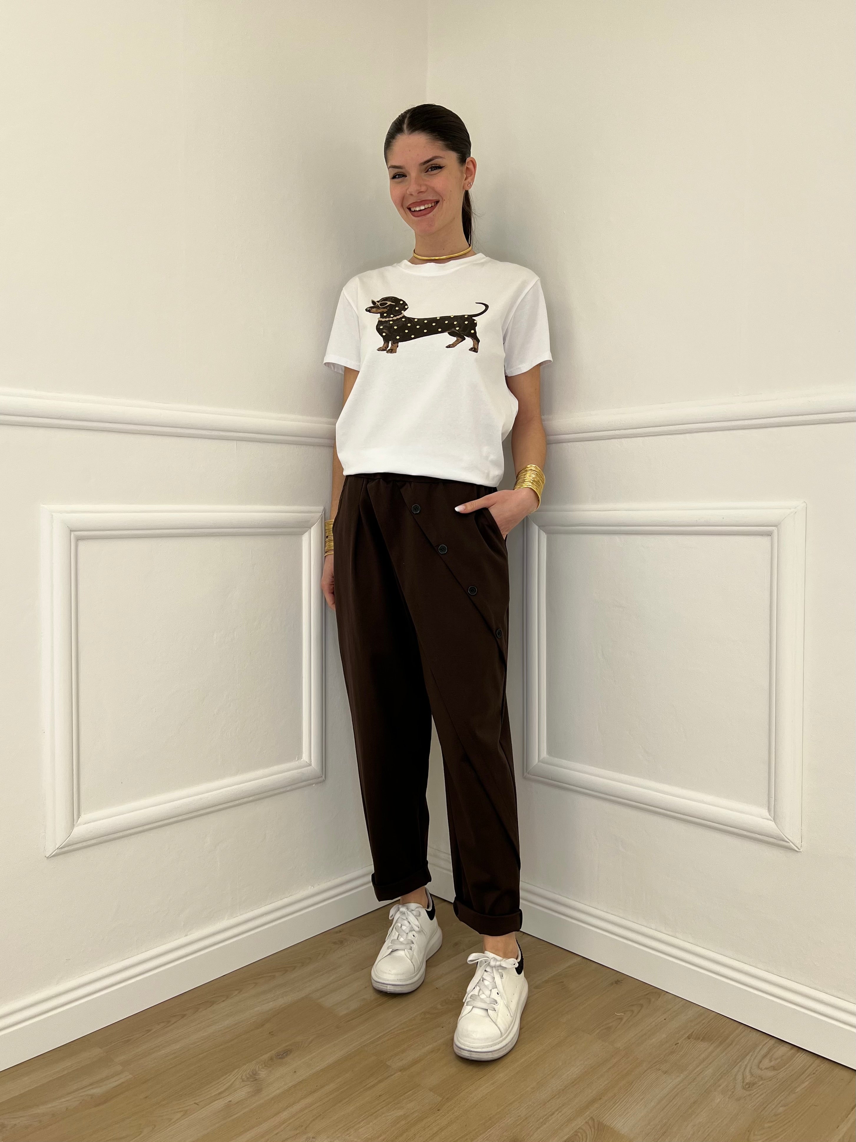 Pantalone Baggy Portafoglio 51256 Moro