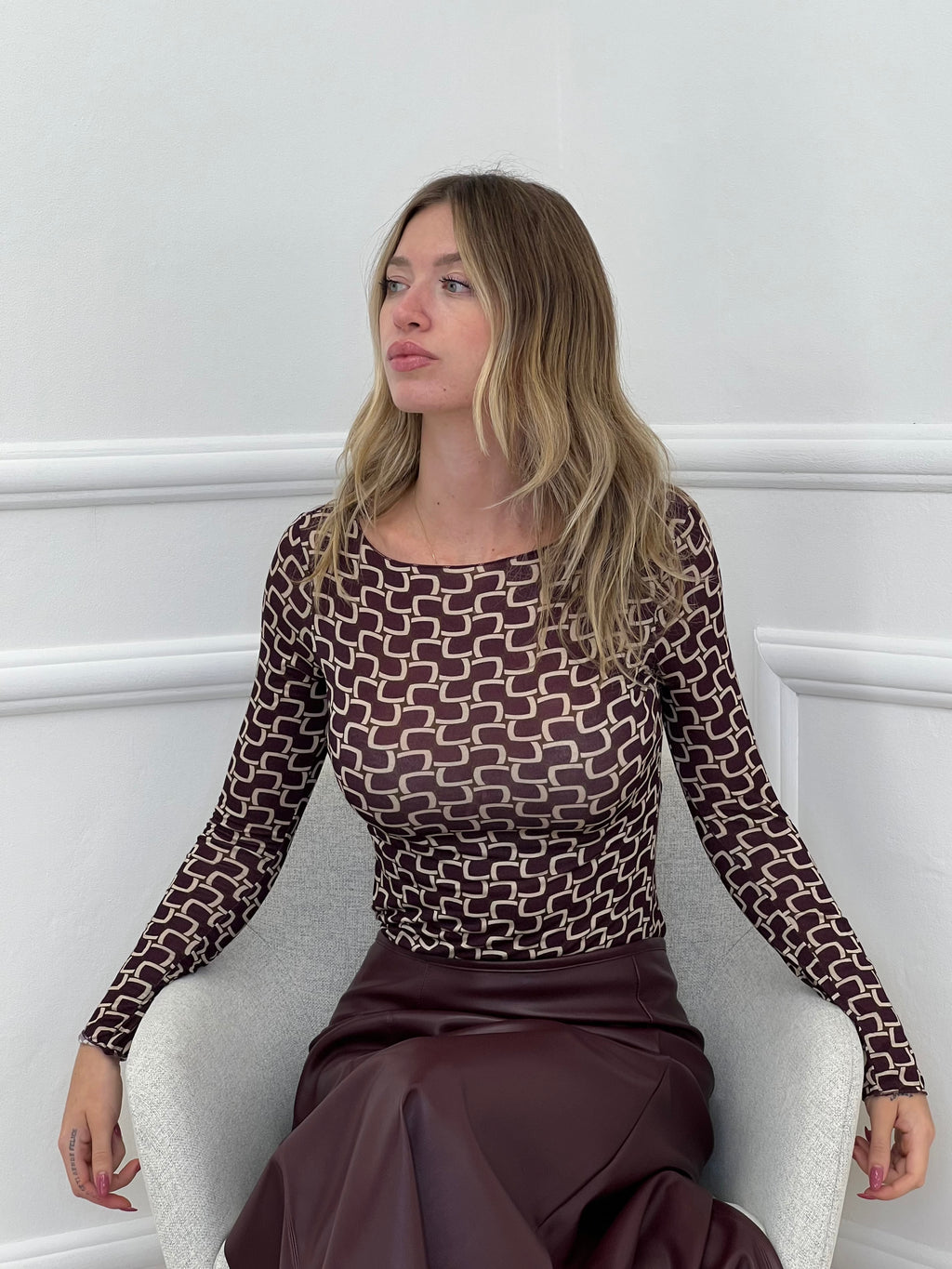 Maglia Ultralight con Cashmere "Catena" a Barchetta