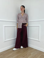 Panta Gonna Bengalina 51087 Burgundy
