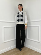 Gilet Losanghe 261711 Panna