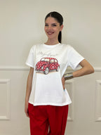 T-shirt Over Magnifique Strass