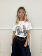 T-shirt Over Scooter Strass