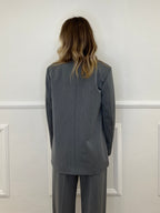 Blazer Doppiopetto Oversize 2412 Grigio