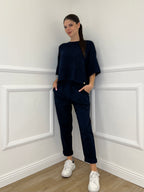 Maglia Mohair J28168 Blu - Bazar Abbigliamento