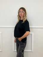 T-Shirt Over Lumina L8869 Nero