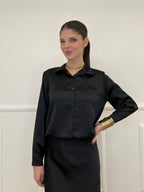Camicia Satin 1081 Nero