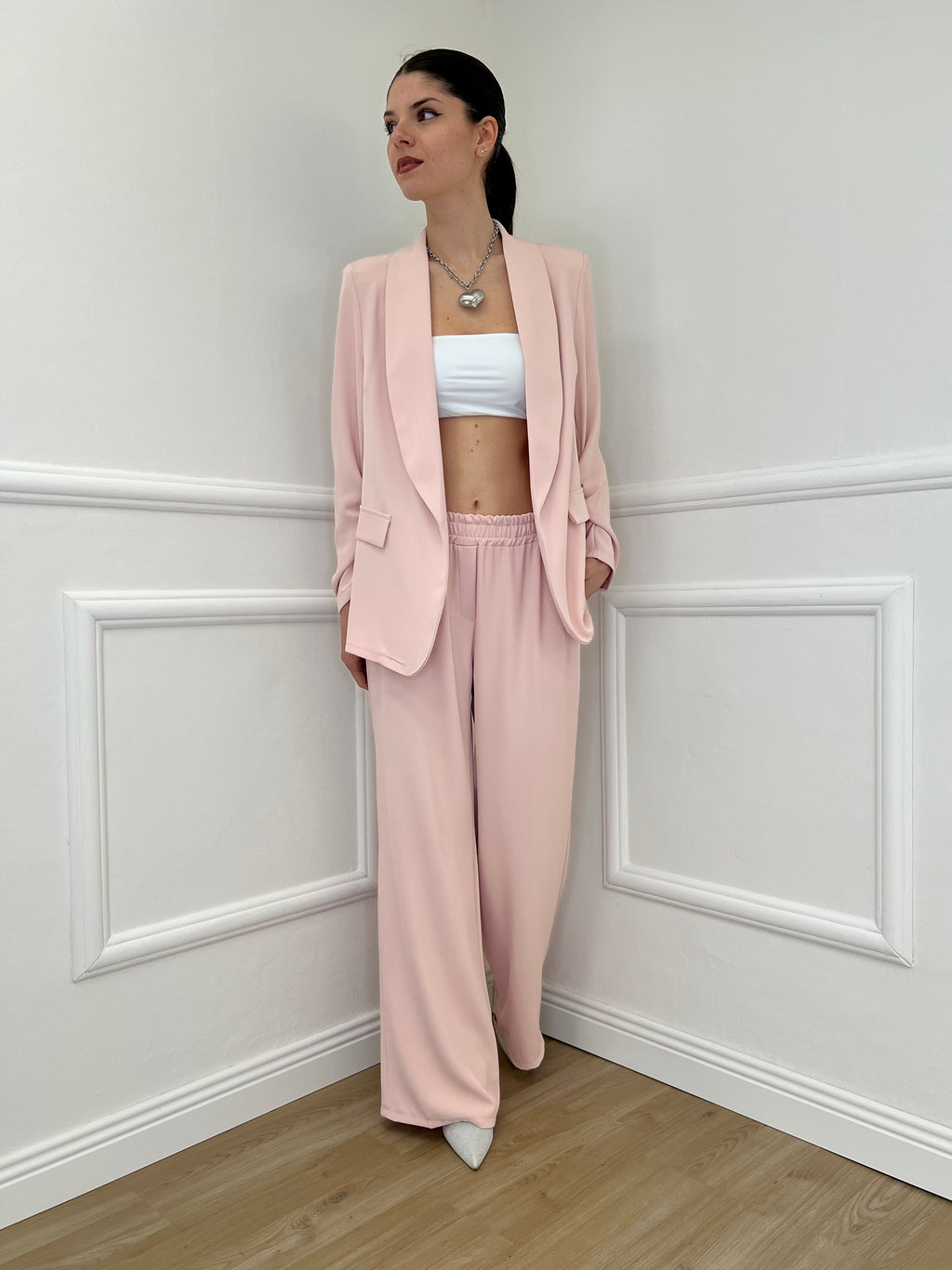 Tailleur Fluido 82068 Rosa