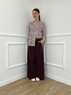 Panta Gonna Bengalina 51087 Burgundy