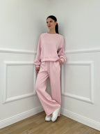 Tuta Bande Girocollo 88426 Rosa