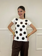 T-shirt Regular Fit Pois