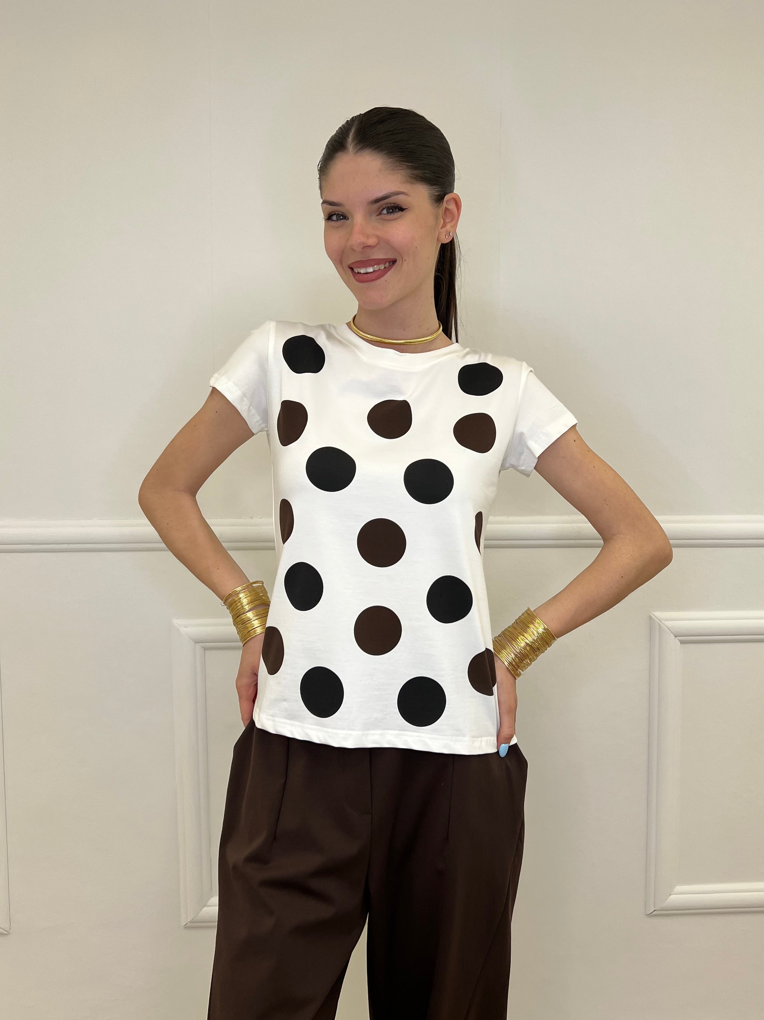 T-shirt Regular Fit Pois