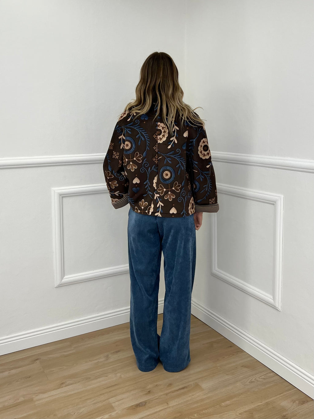 Pantalone Velluto a Coste 683 Avio