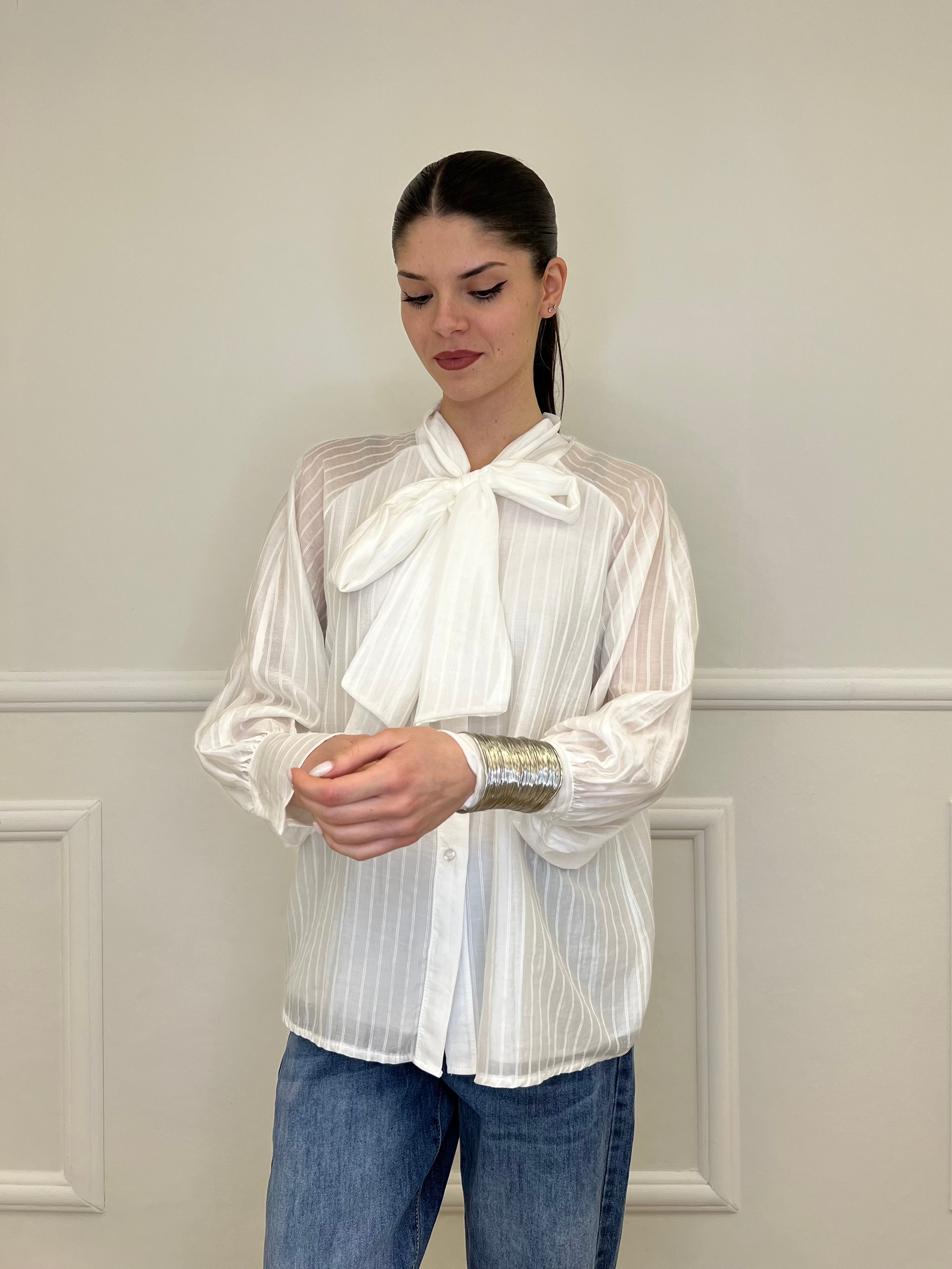 Camicia Regimental Fiocco 563841 Bianco