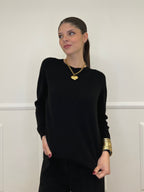 Pullover Basic Girocollo 1186 Nero