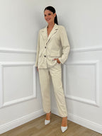 Giacca Corduroy 25790 Panna - Bazar Abbigliamento