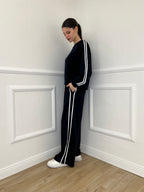 Tuta Bande Girocollo 88426 Blu