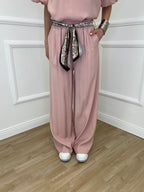 Pantalone Cupro Fusciacca 20527 Rosa