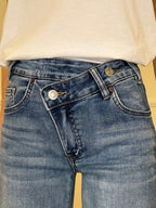 Jeans Straight Vita Incrociata 6047