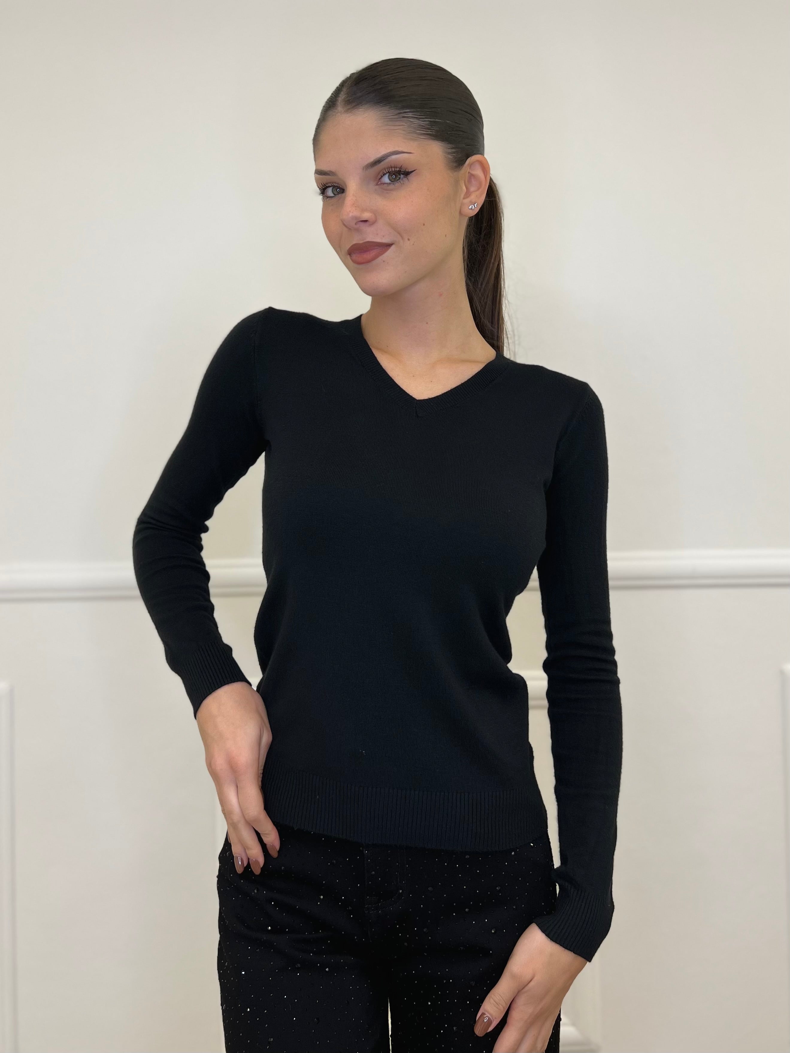 Maglia Scollo V Basic N1018