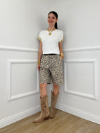 T-shirt Profili Lurex 24288 Bianco