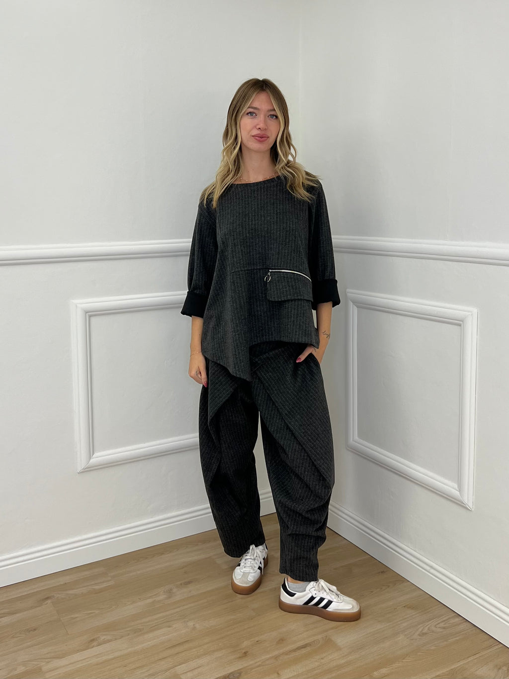 Pantalone Regimental Portafoglio 51268 Grigio