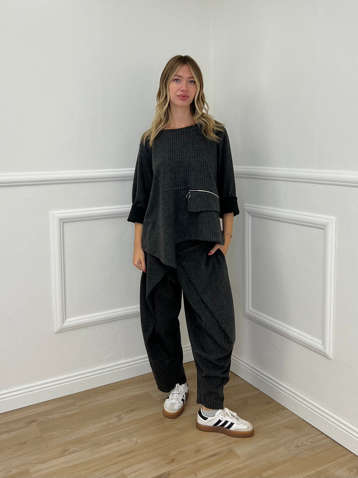Pantalone Regimental Portafoglio 51268 Grigio