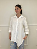 Camicia Asimmetrica 41915 Bianco