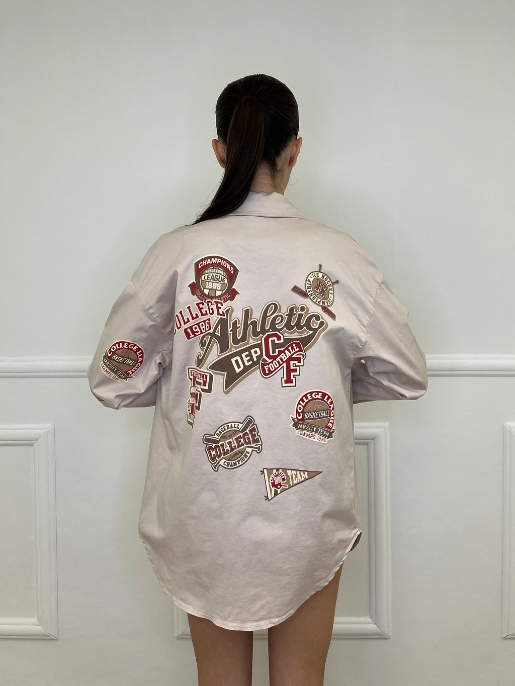 Giacca Camicia College 223606 Rosa