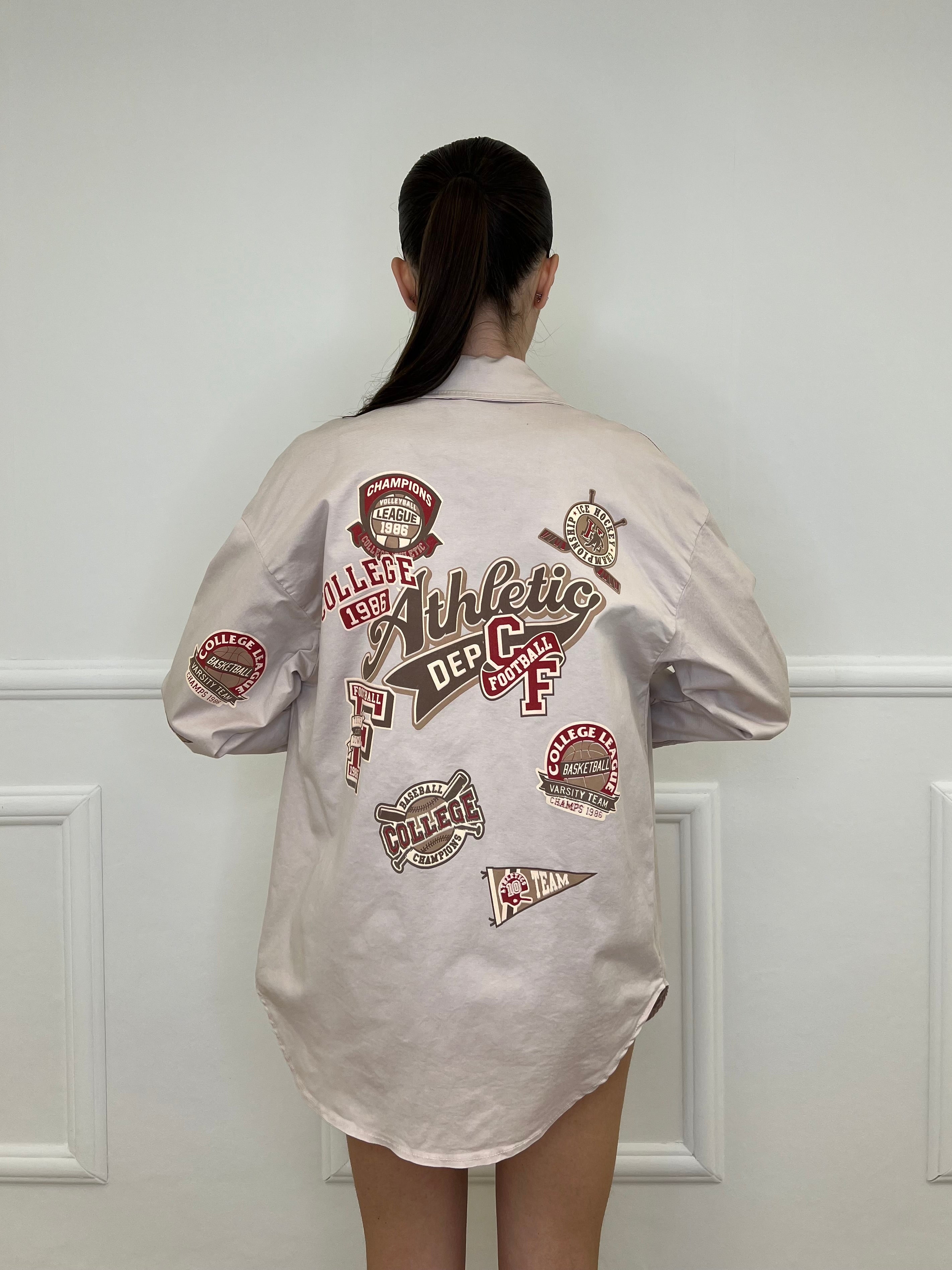 Giacca Camicia College 223606 Rosa